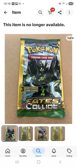 3 Pokemon Mini Packs Pokemon XY Breakpoint 3 Card Booster Pack - Image 2