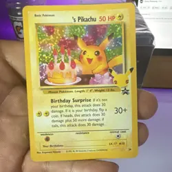 Pokemon ______'s Pikachu 24/53 Wotc Promo Holo 50 HP Basic Card 2021 - Image 1