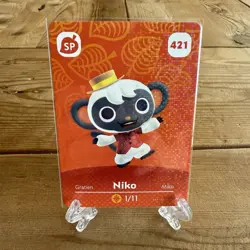 Niko SP #421 - Animal Crossing Amiibo Card Series 5 - Near Mint - Image 1