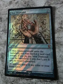 Mox Diamond SURGE FOIL Playtest Card - Custom CEDH Bling - Image 3