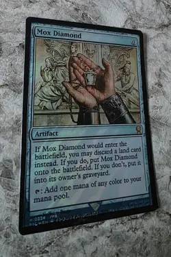 Mox Diamond SURGE FOIL Playtest Card - Custom CEDH Bling - Image 5