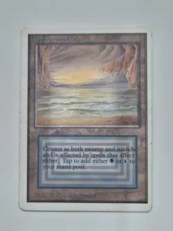Underground Sea Unlimited Dual Dualland LP- Played MTG Magic Reserved list - Image 1