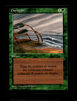 MRM FR/VF Ouragan - Hurricane NM MTG Magic FBB 1994 - Image 1