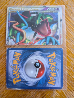 Pokemon TCG Rayquaza & Deoxys LEGEND (Both Halves) Undaunted 89+90/90 Holo Holo - Image 2