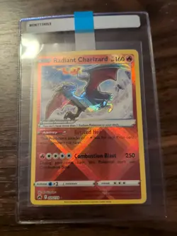 Radiant Charizard 20/159 Crown Zenith Holographic Holo Pokemon Card NM Near Mint - Image 1
