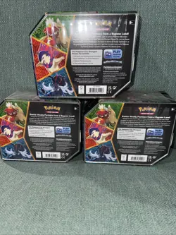 Lot of 3 Pokemon TCG Divergent Powers Tins 3 Hisuian V Foil Promo Evolving Skies - Image 2