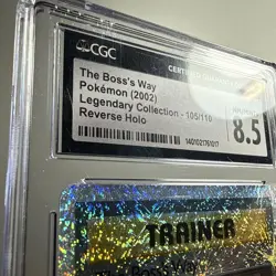 Pokemon The Boss’s Way legendary reverse 105/110 Cgc 8.5(scratches on slab) - Image 3