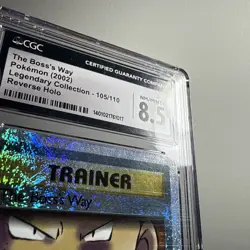 Pokemon The Boss’s Way legendary reverse 105/110 Cgc 8.5(scratches on slab) - Image 4