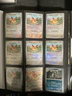 Pokemon Prismatic Evolutions Masterball / Pokeball / Full Art Card Lot (binder) - Image 1