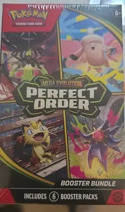 Pokemon TCG Perfect Order Factory Sealed Booster Bundle Box 6 Packs Per Box - Image 1