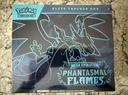 Pokemon Phantasmal Flames Elite Trainer Box ETB SEALED In Hand New - Image 1