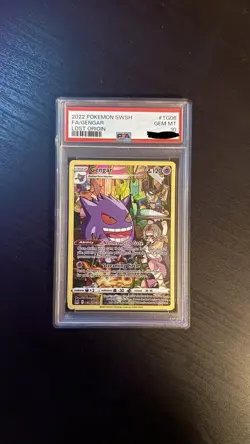 Pokemon Gengar Full Art Holo Ultra Rare TG06/TG30 Lost Origin PSA 10 2022 - Image 1