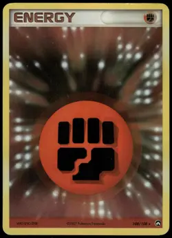 Pokemon Fighting Energy Rare Power Keepers 108/108 HP Holo - Image 1