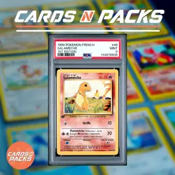 Carte Pokemon Salameche 46/102 Set de base Edition 1 PSA 9 - Image 1