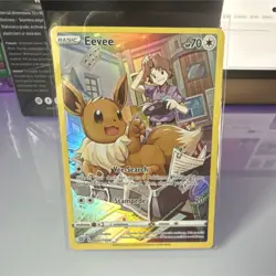 Pokemon Eevee TG11/TG30 Brilliant Stars Full Art Holo 70 HP Basic Ultra Rare 20… - Image 1