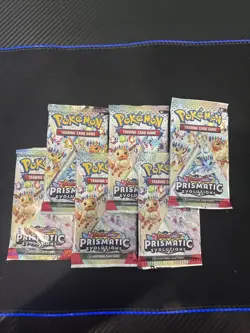 Pokemon TCG Prismatic Evolutions 6 Packs Factory Sealed - Image 1
