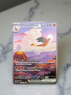 Charizard ex Gold Metal Pokemon Card Collectible Gift/Display - Image 1