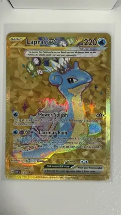 Pokemon TCG Pokemon Lapras ex Scarlet & Violet Promo Holo NM - Image 1