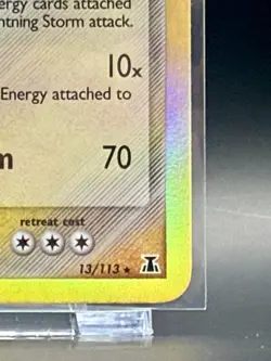 Pokemon Rayquaza Delta Species 13/113 Holo EX Delta Species Rare LP Vintage 2005 - Image 5