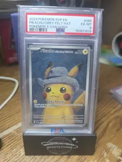 Pokemon - Van Gogh Pikachu with Grey Felt Hat 085 PSA 6 RARE GREAT CONDITION - Image 1