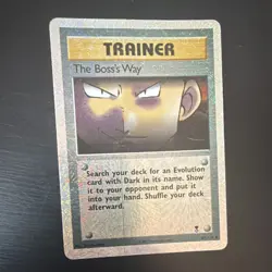 Pokemon TCG The Boss's Way 105/110 Legendary Collection Uncommon Reverse Holo - Image 1