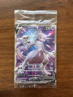 Mewtwo V SWSH229 SEALED Promo Sword & Shield Pokemon Go ETB Near Mint LOT OF 4 - Image 1