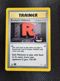 🔥 2 Pokemon Rocket's Hideout 63/64 Neo Revelation 1st Edition Minty!! Gengar - Image 1