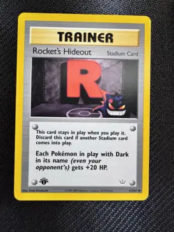 🔥 2 Pokemon Rocket's Hideout 63/64 Neo Revelation 1st Edition Minty!! Gengar - Image 3