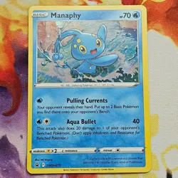 Manaphy Holo Black Star Promo Sword &Shield SWSH275 NM Pokemon TCG - Image 1