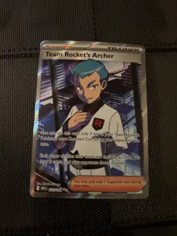 Pokemon Card Archer SR 120/098 The Glory of Team Rocket JP - Image 1