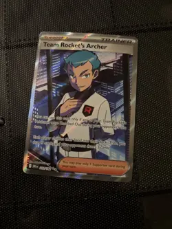 Pokemon Card Archer SR 120/098 The Glory of Team Rocket JP - Image 4