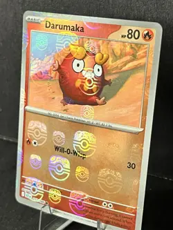 Darumaka 013/086 MASTER BALL Reverse Holo Pokemon Black Bolt NM - Image 5