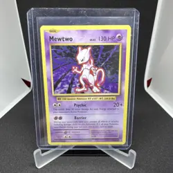 Pokemon TCG Mewtwo Star Holon Phantoms Ultra Rare Holo Basic 80 HP 103/110 - Image 1