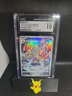 CGC 10 GEM MINT JAPANESE POKEMON 2022 MAGMORTAR 175/172 VSTAR UNIVERSE S12a - Image 1