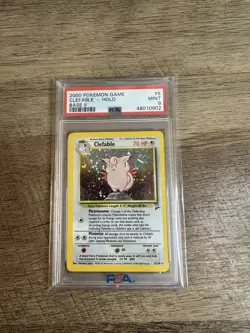 Pokemon TCG Clefable Base Set 2 Holo PSA 9! - Image 1
