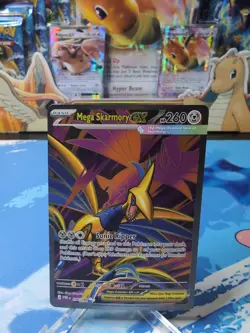 Pokemon TCG Mega Skarmory ex 106/088 Full Art Ultra Rare Perfect Order NM/M - Image 1