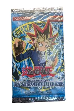 Lot Of 3 YUGIOH LEGEND OF BLUE EYES WHITE DRAGON 1ST BOOSTER PACK (PORTUGUESE) - Image 3