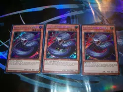 3x Night Sword Serpent 1st Edition Secret Rare RA05-EN020 Yu-Gi-Oh! - Image 1