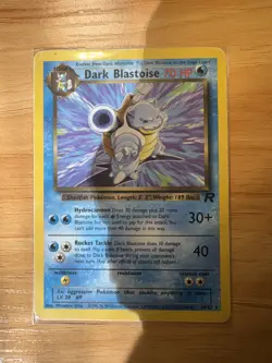 Dark Blastoise 20/82 Team Rocket WOTC Vintage Rare Pokemon Card LP - Image 1