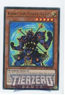 Yugioh Kaiki the Unity Star BLRR-EN038 Ultra Rare 1st Edition Near Mint - Image 1