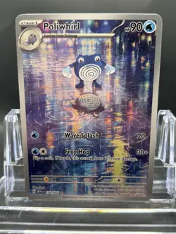 Poliwhirl Illustration Rare SV: Scarlet & Violet 151 176/165 Pokemon TCG 2023 - Image 1
