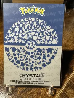2025 Pokemon Crystal Card Collection Black Dark Edition #045 Vileplume Holo - Image 3
