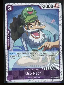Uso-Hachi One Piece PRB02 The Best Volume. 2 Pirate Foil Common #001 - Image 1