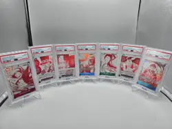 PSA 10 One Piece 3rd Anniversary Treasure Campaign Pack Lot of (7) Luffy, Ace - Image 1