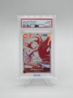PSA 10 One Piece 3rd Anniversary Treasure Campaign Pack Lot of (7) Luffy, Ace - Image 3