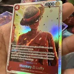 One Piece - Monkey.D.Luffy OP12-015 SR Legacy of the Master Foil NM - Image 2