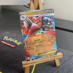 Pokemon TCG Mega Lucario Ex 077/132 Mega Evolution Near Mint - Image 2