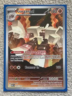 Pokemon TCG Mega Evolution GARGANACL 147/132 Illustration Holo Rare - Image 1