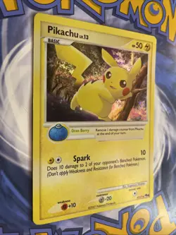 Pikachu - 9/17 - Holo Pop Series 6 Promo Rare - Pokemon Card - LP - Image 2