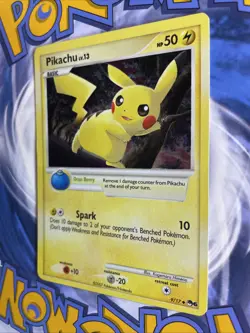 Pikachu - 9/17 - Holo Pop Series 6 Promo Rare - Pokemon Card - LP - Image 3
